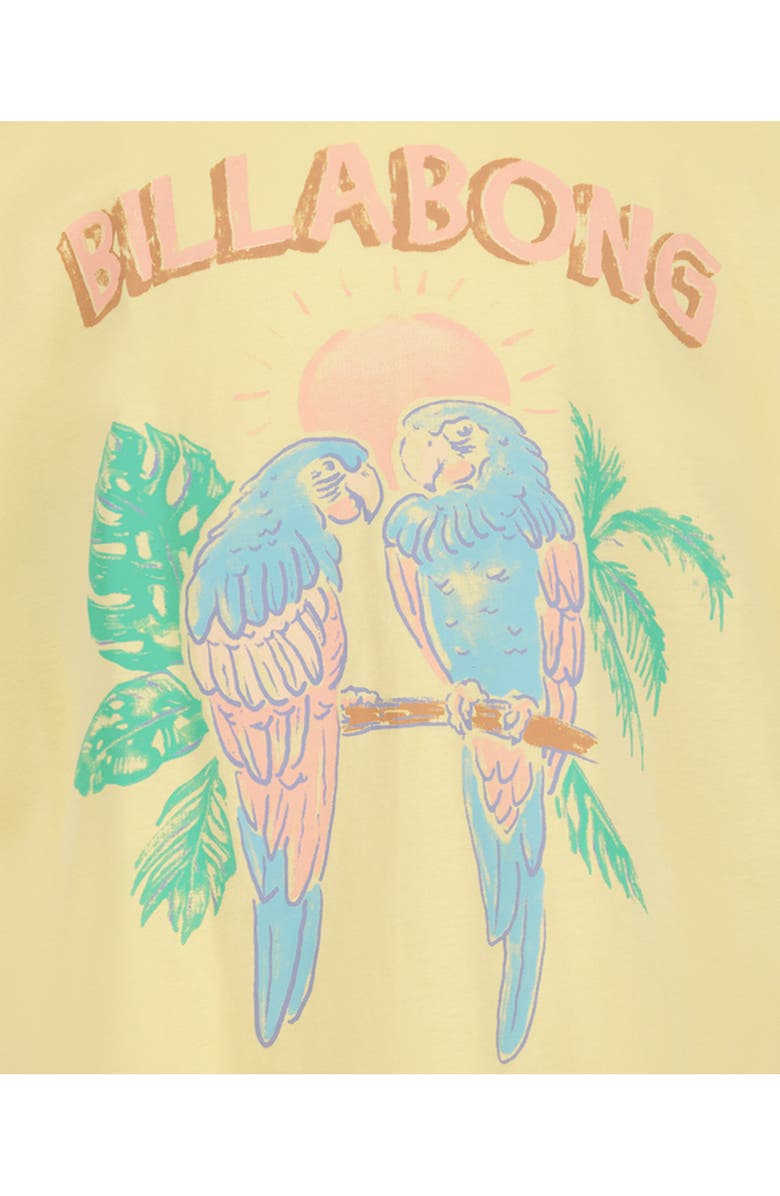 Billabong Kids' Parrot Oversize Graphic T-Shirt, Alternate, color, Fresh Squeezed