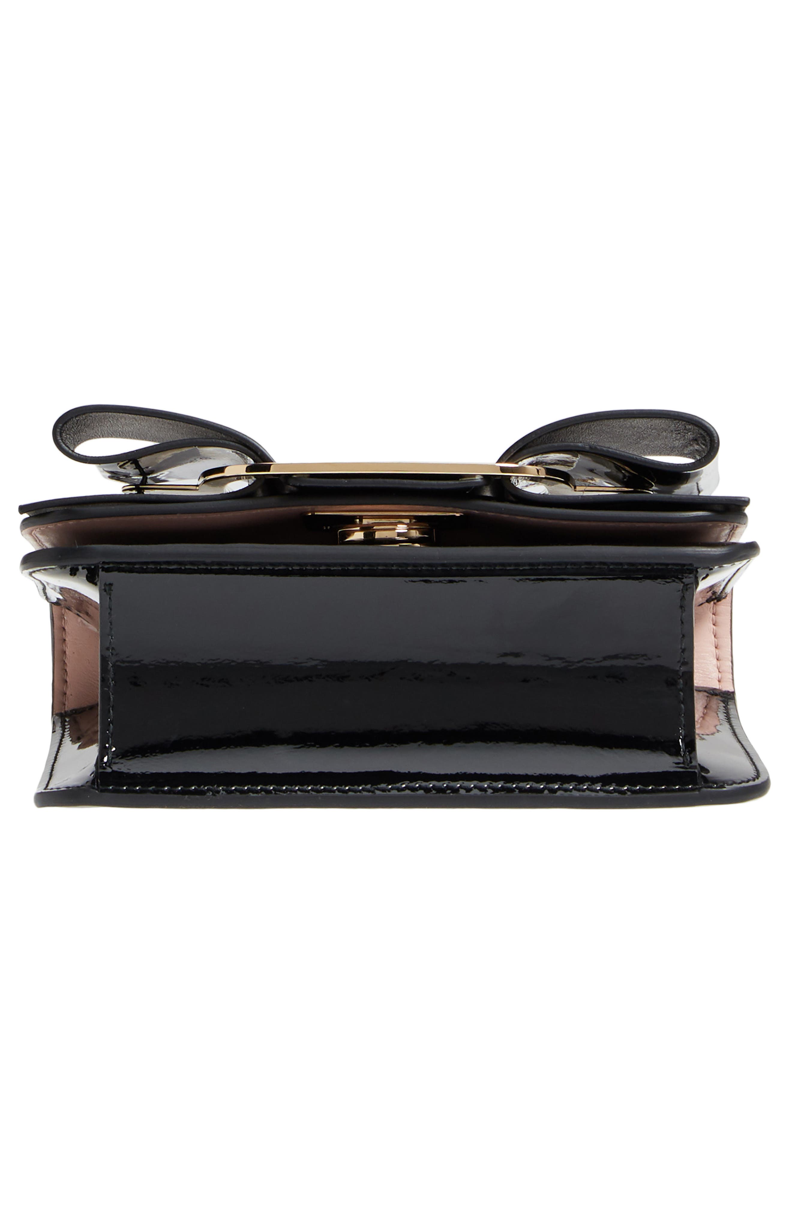 FERRAGAMO Salvatore Ferragamo Vara Patent Leather Crossbody Bag, Alternate, color, 