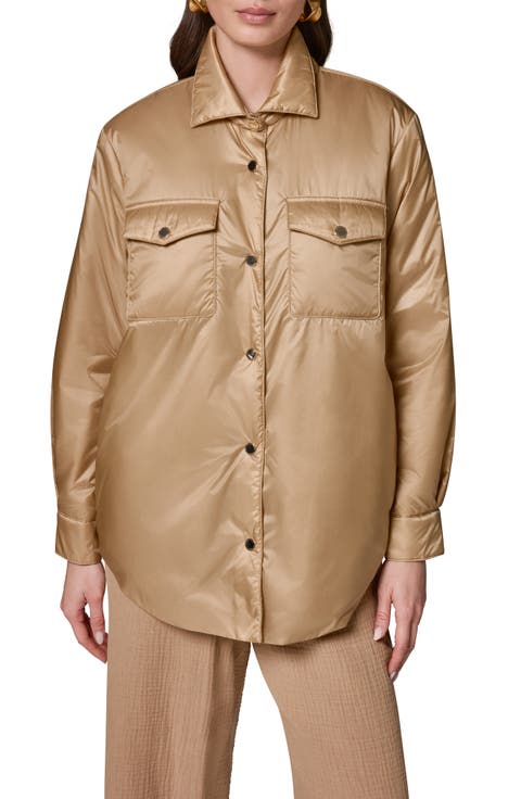 Snap Front Shirt Jacket