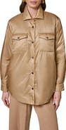 Donna Karan New York Snap Front Shirt Jacket