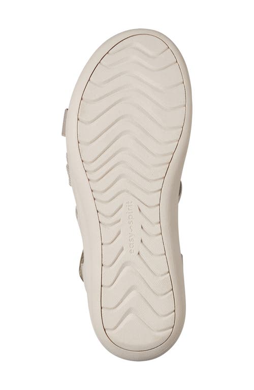 Shop Easy Spirit Winsow Wedge Sandal In Taupe