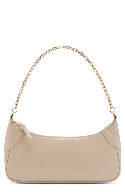 Faux Leather Shoulder Bag