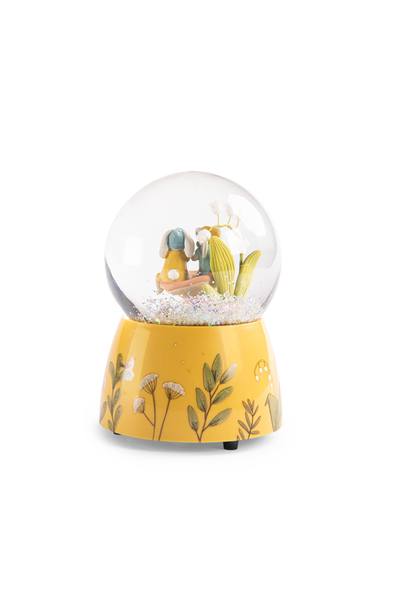 Moulin Roty Musical snow globe Three Little Rabbits, Alternate, color, 