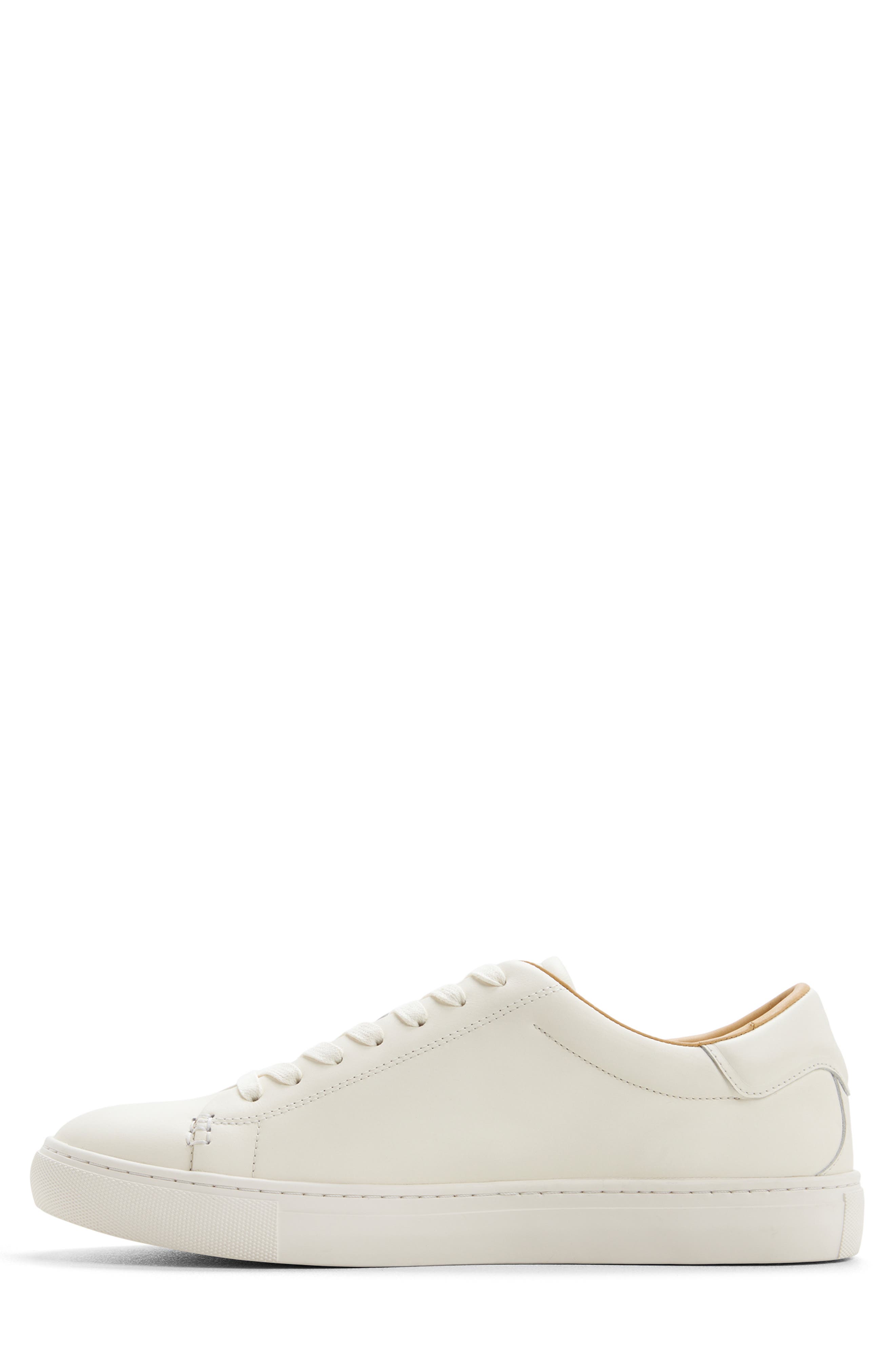 Brooks Brothers Franz Low Top Sneaker, Alternate, color, White