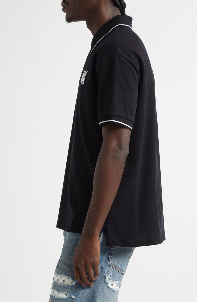 AMIRI MA Core Logo Polo, Alternate, color, Black