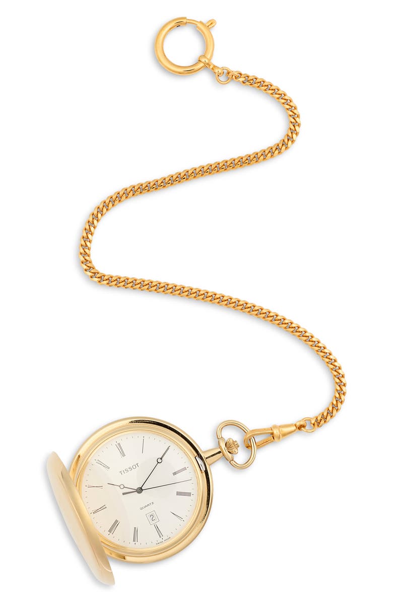 Tissot Savonnette Pocket Watch, 50mm, Main, color,