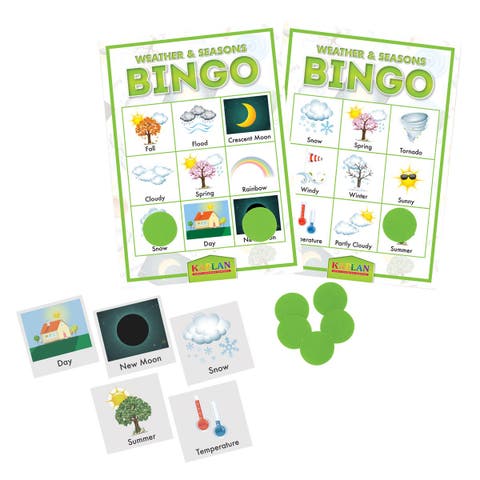 Weather & Seasons Bingo Learning Game