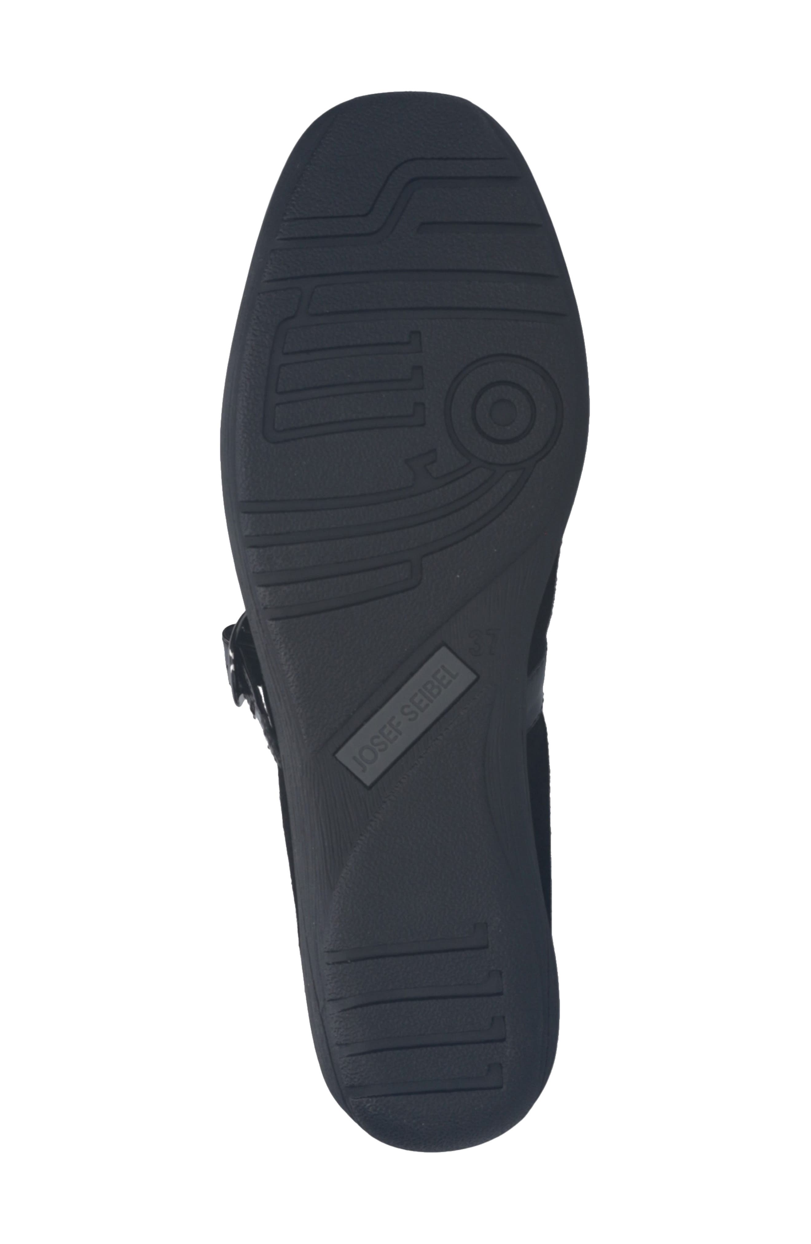 Fenja 37 Leather Mary Jane, Alternate, color, BLACK