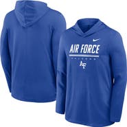 Nike Men's Nike Royal Air Force Falcons 2026 Sideline Dri-FIT Lightweight Hooded Top
