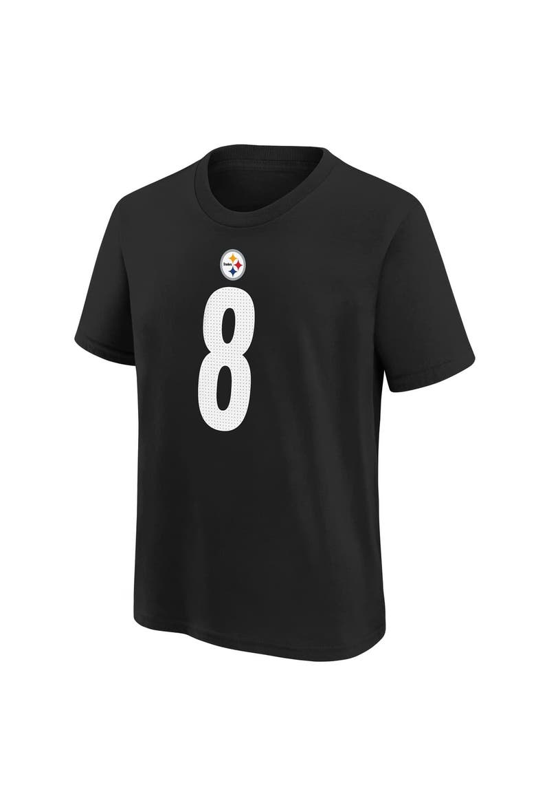 Youth Aaron Rodgers Black Pittsburgh Steelers Player Name & Number T-Shirt, Alternate, color, Black