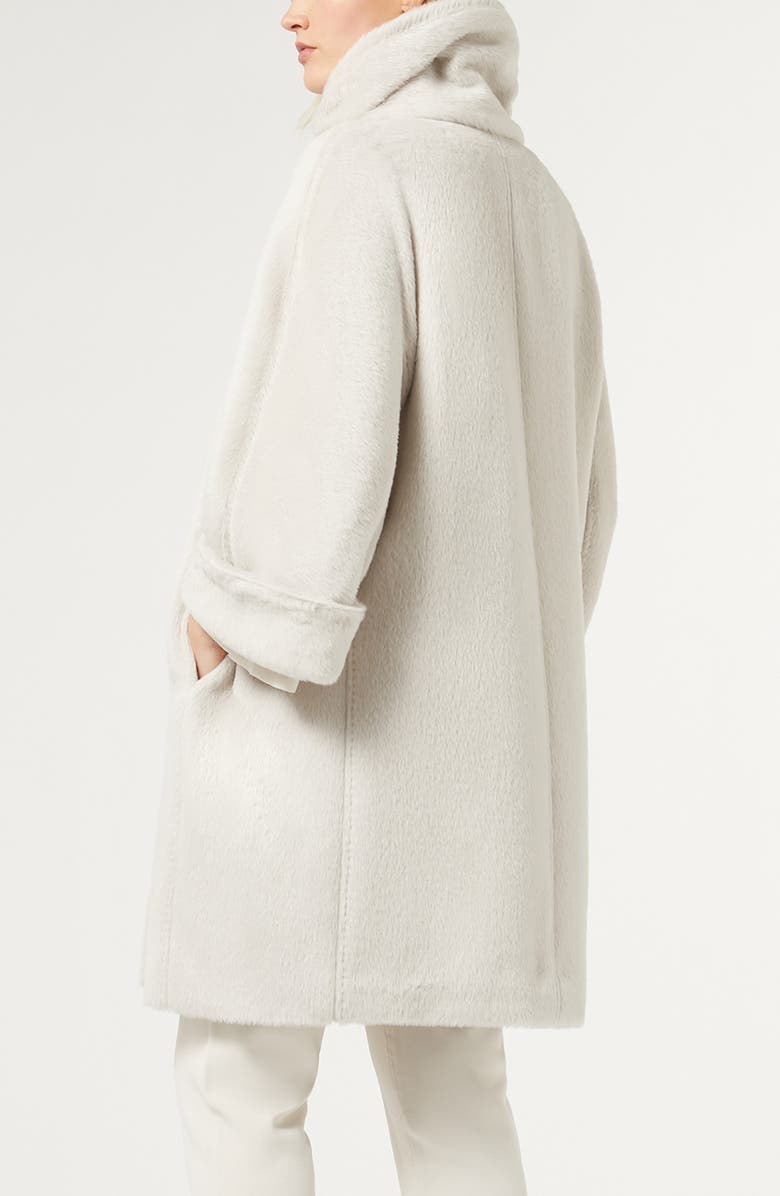 Marina Rinaldi Durante Alpaca & Virgin Wool Coat, Alternate, color, 