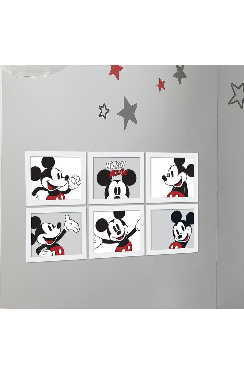 Lambs & Ivy Disney Baby Mickey Mouse Unframed Nursery/Child Wall Art, Alternate, color, Multicolor
