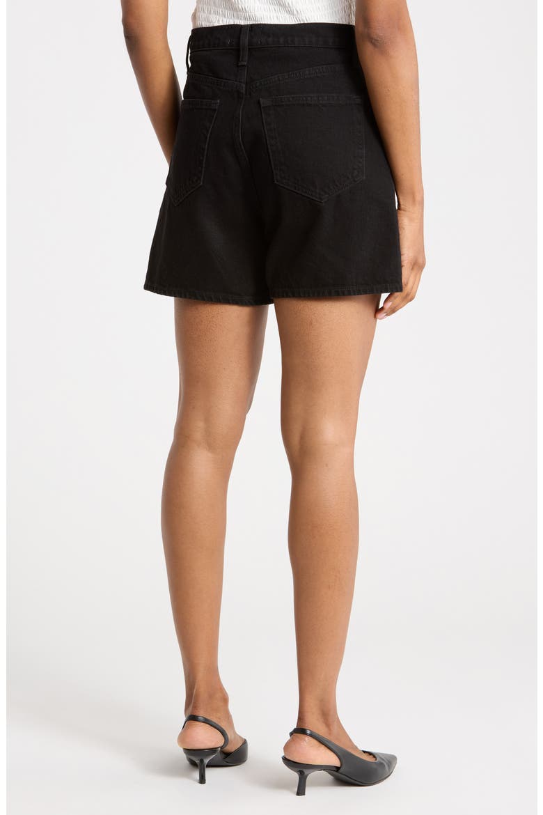 The Easy High Waist Denim Shorts, Alternate, color, HONOR