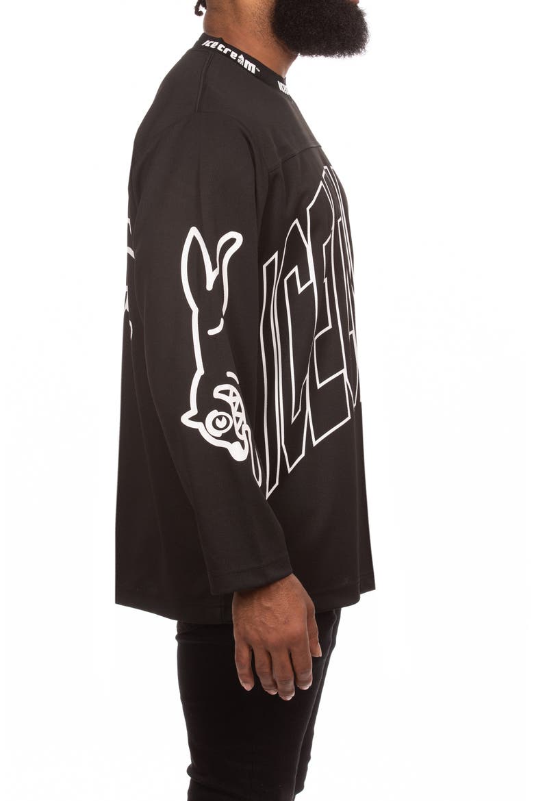 Hyperdrive Oversize Long Sleeve Graphic T-Shirt, Alternate, color, BLACK