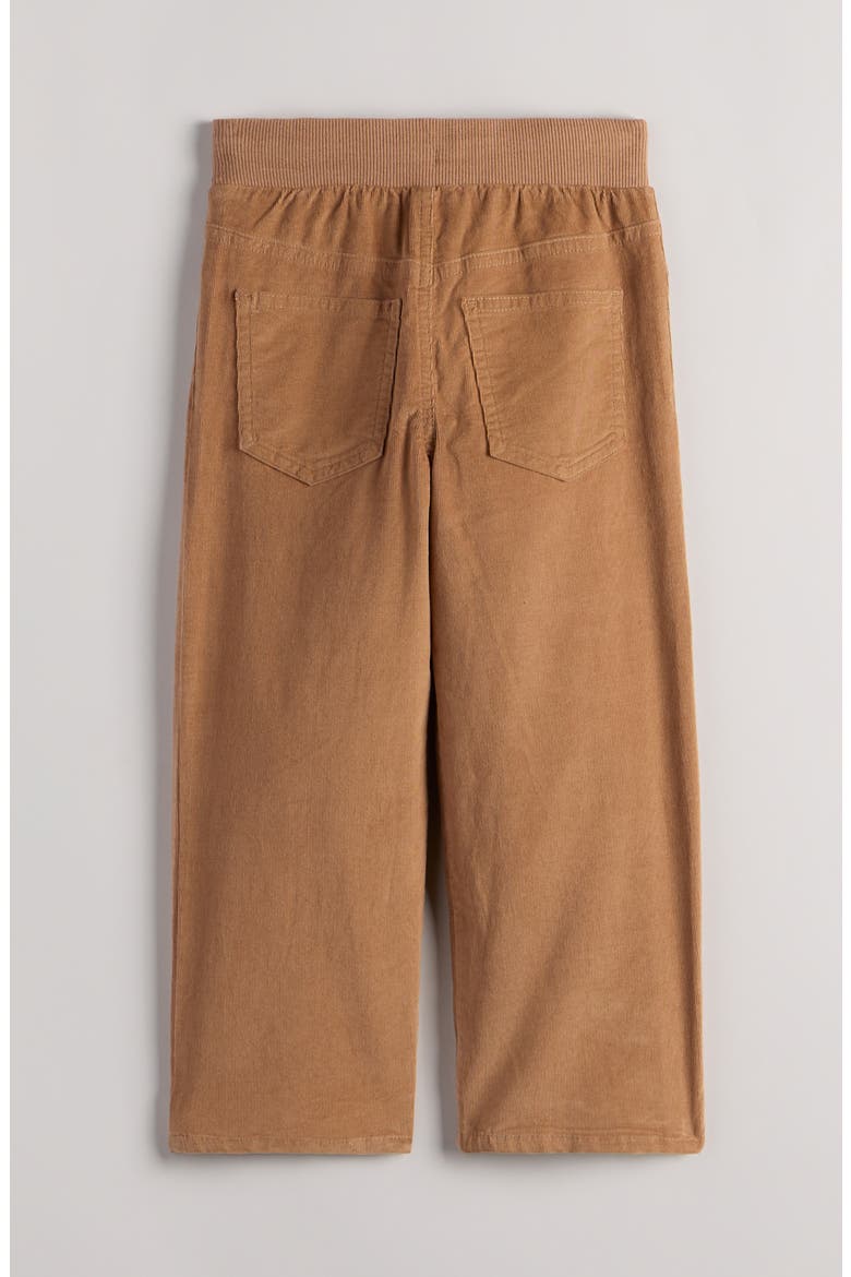 Kids' Elastic Waist Corduroy Pants, Main, color, BROWN LEAF