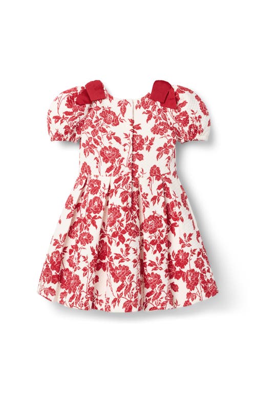 Janie And Jack The Floral Quilted Bow Dress In Multi