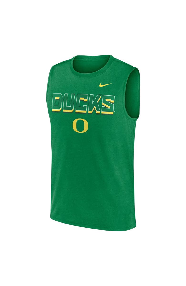 Nike Men's Nike Green Oregon Ducks Primetime Tricode Legend Performance Tank Top, Alternate, color, Green