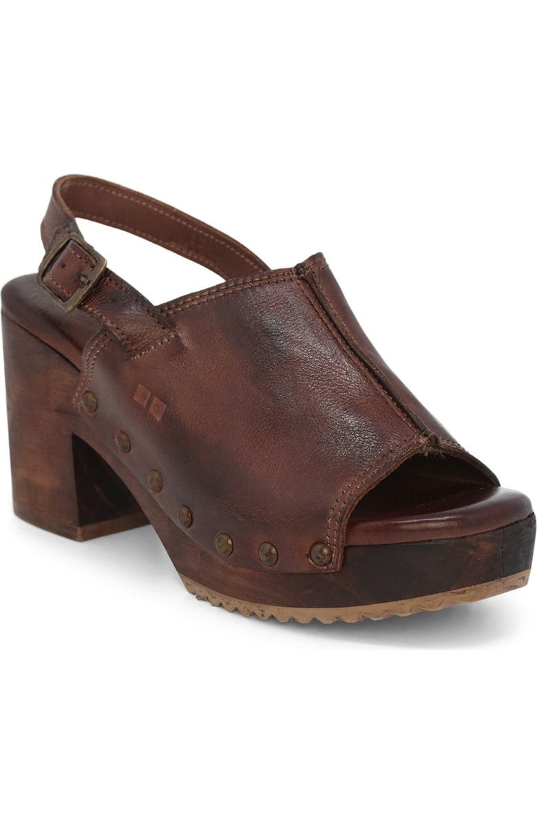 Bed Stu Marie Wood Heel, Main, color, Teak Dd