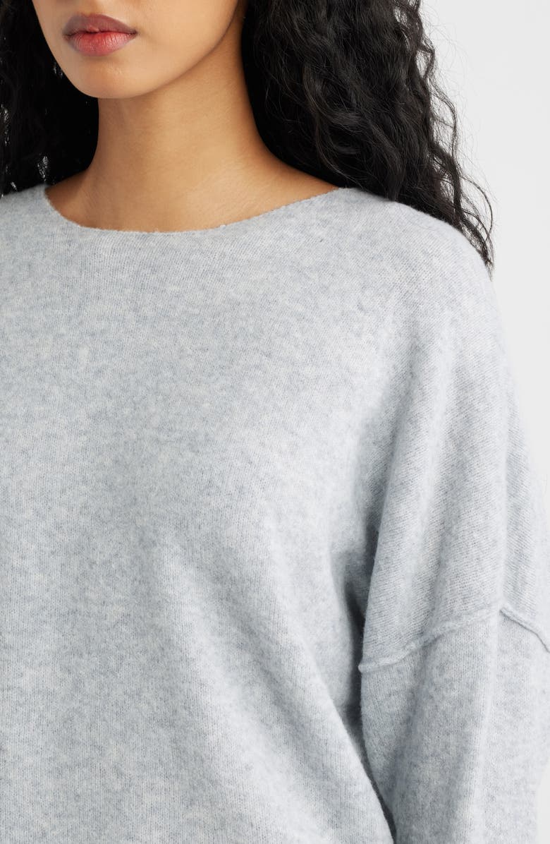 Rip Curl Emily Crewneck Sweater, Alternate, color, Light Grey Marle