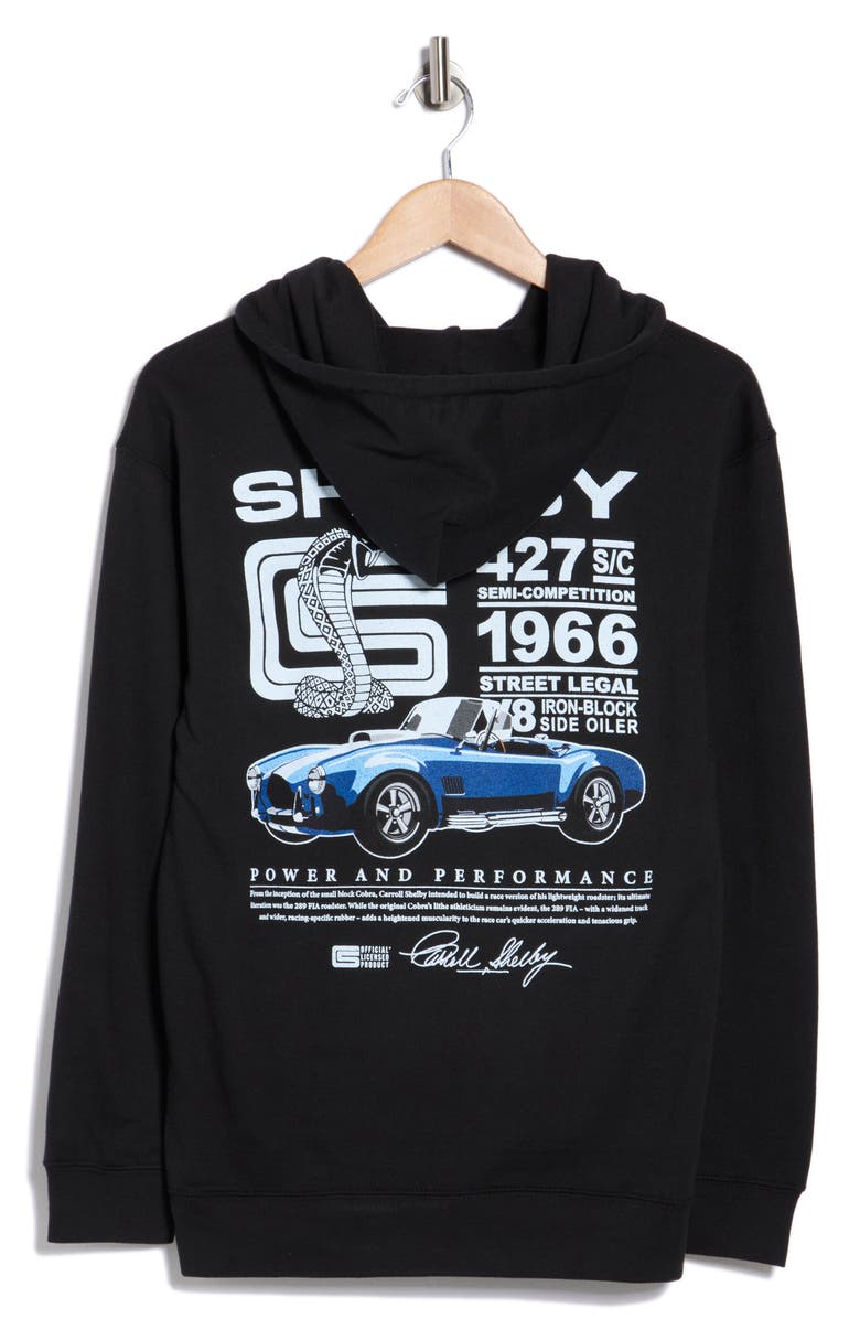 The Forecast Agency Carroll Shelby Performance Graphic Hoodie, Alternate, color, Black