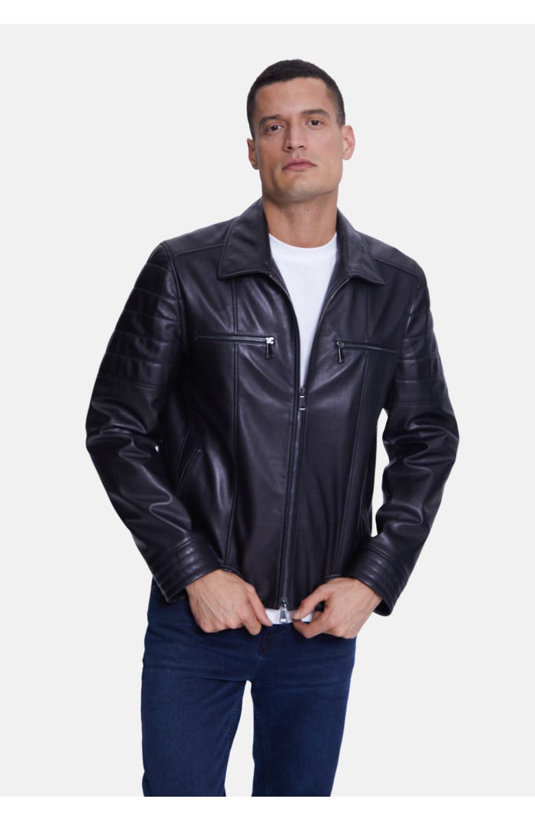 Furniq UK Sebastian Leather Jacket, Alternate, color,