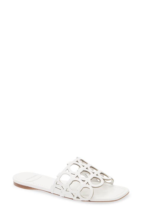 シューズ・サンダルその他 FERRAGAMO Woman Flat sandals White 01F926 761843 003 Women's FERRAGAMO Flat Sandals | Nordstrom