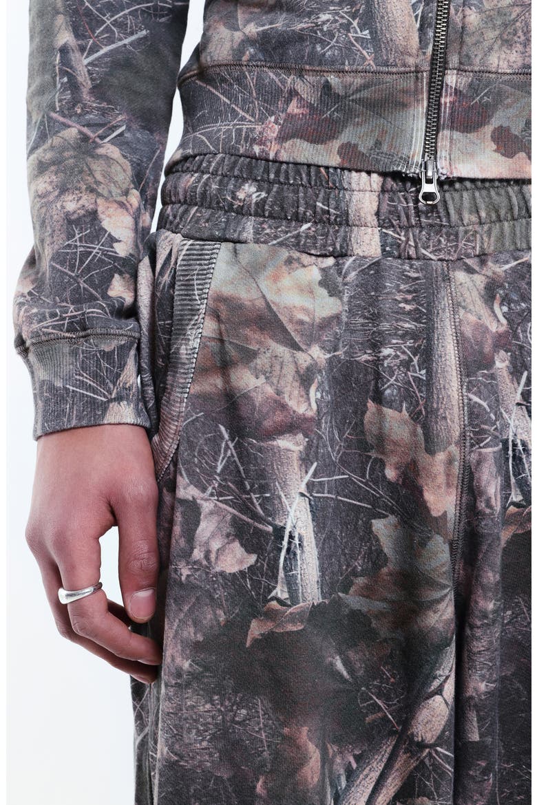 Woodland Camo Print Monster Sweatpants, Alternate, color, CAMO