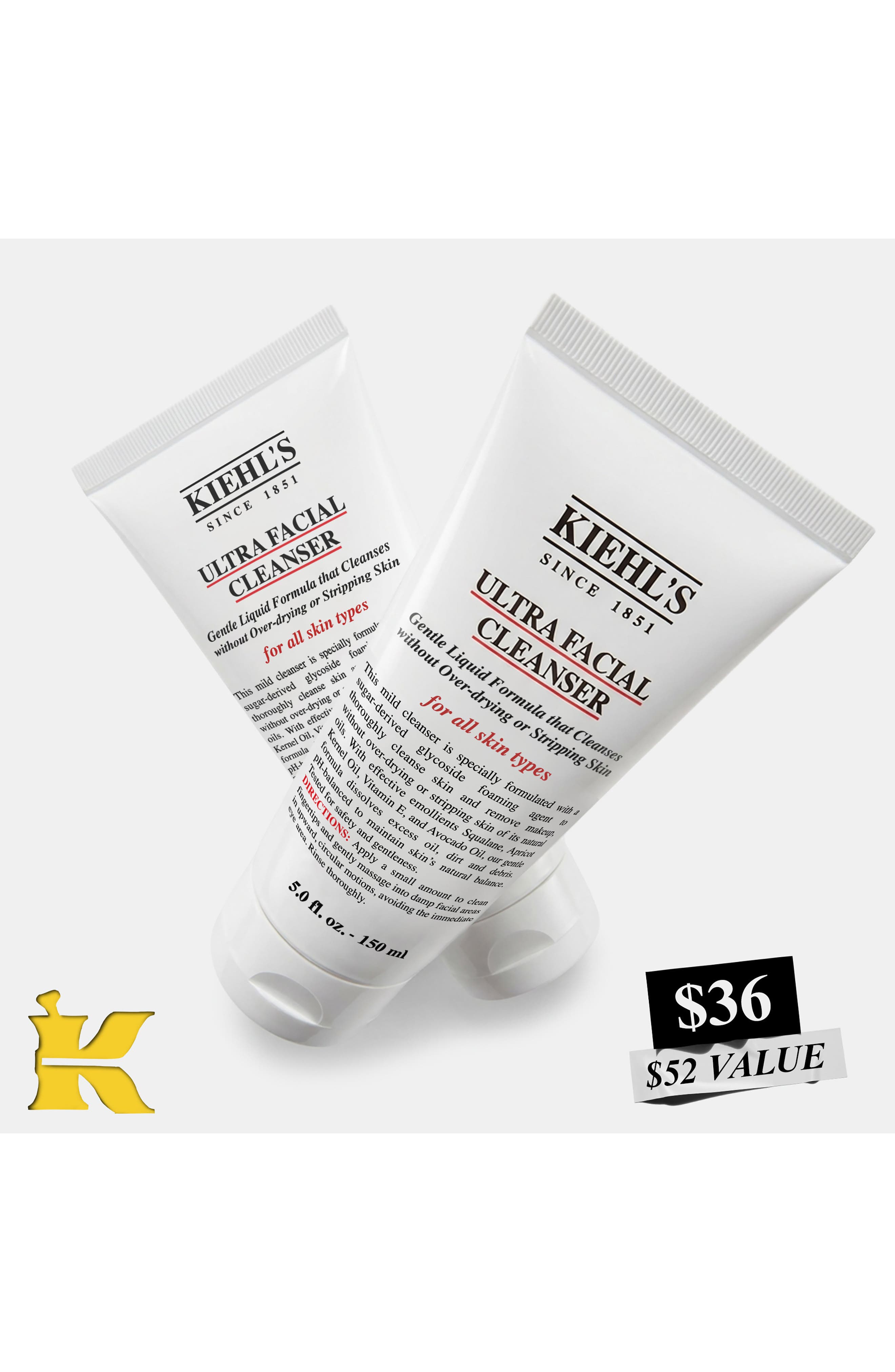 Kiehl's Since 1851 Ultra Facial Cleanser Duo $52 Value | Nordstrom