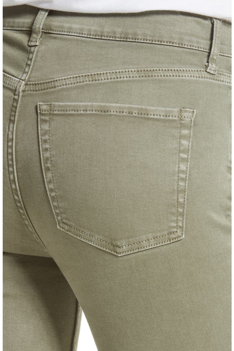 We the Free by Free People High Rise Busted Knee Skinny Jeans, Alternate, color, MOSS