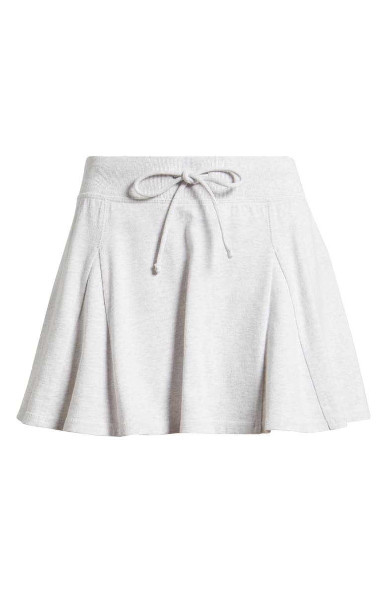 BP. Terry Sporty Skort, Main, color, Grey Fog Heather