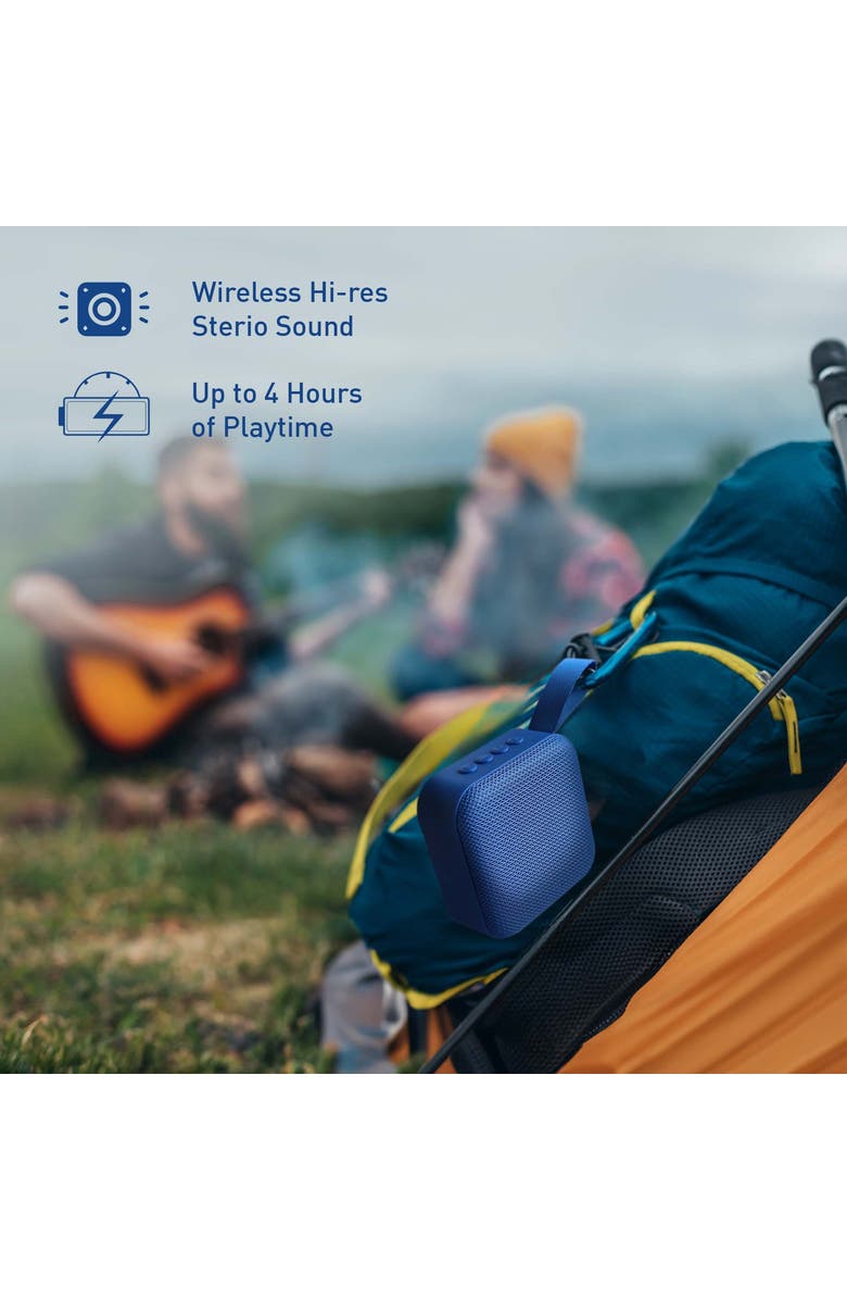 PURSONIC On-the-Go Essentials Bundle Wireless Speaker & Purtag Tracker, Alternate, color, Blue