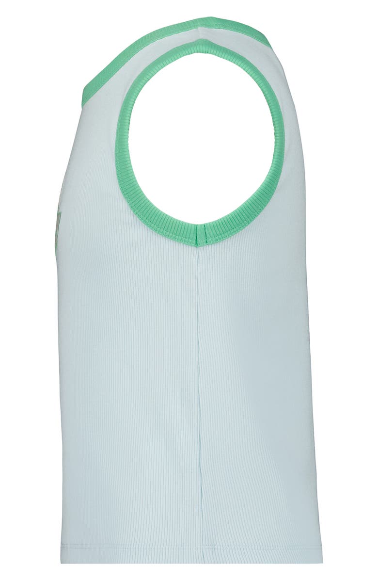 Roxy Kids' One More Time Stretch Cotton Tank, Alternate, color, Saltwater Slide