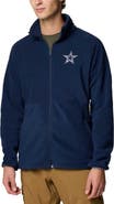 Columbia Men's Columbia Navy Dallas Cowboys Flanker IV Fleece Full-Zip Jacket