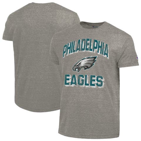 Men's Champion  Heather Charcoal Philadelphia Eagles Ultimate Tri-Blend T-Shirt