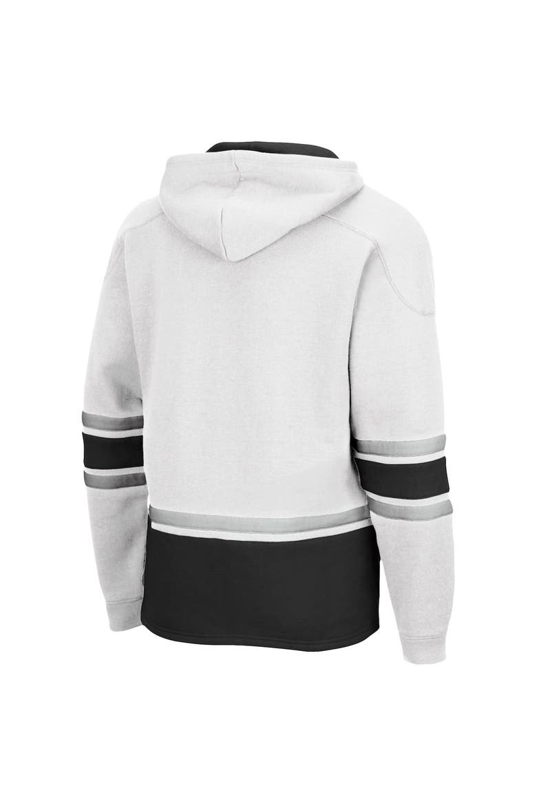 Men's Colosseum White Providence Friars Lace Up 3.0 Pullover Hoodie, Alternate, color, White
