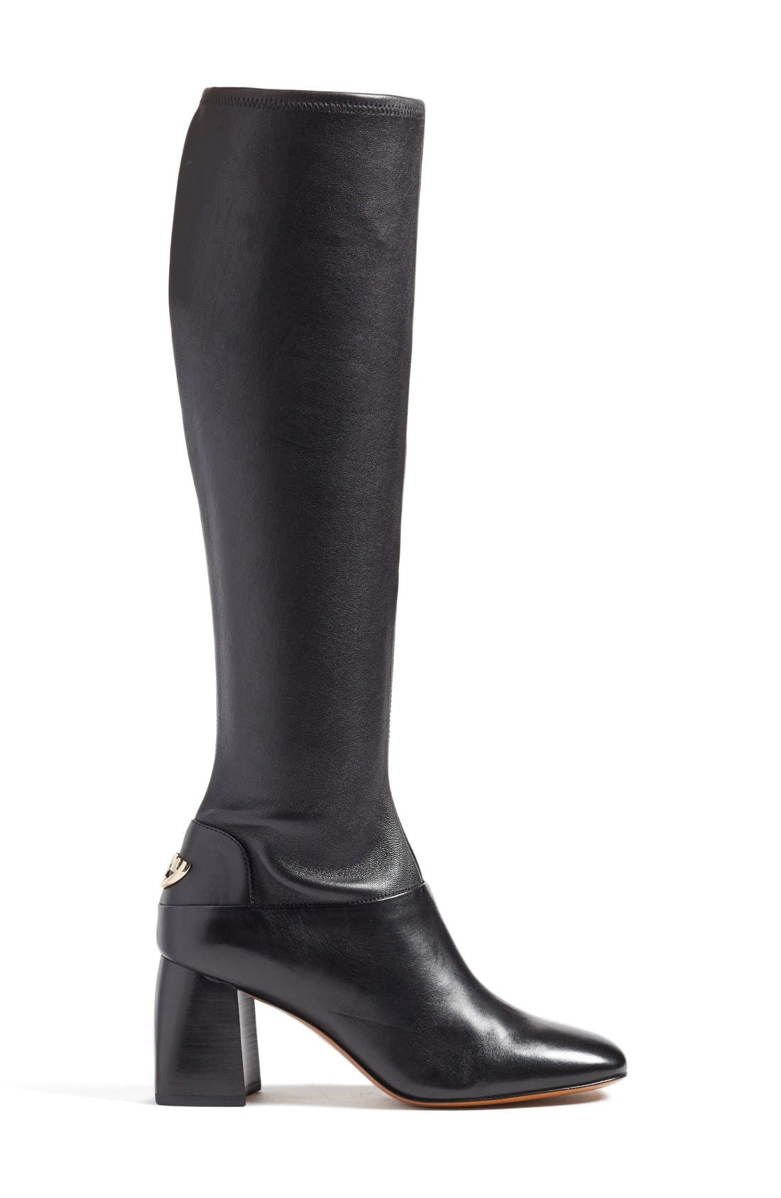 Tory Burch 'Sidney' Over the Knee Boot, Alternate, color, 