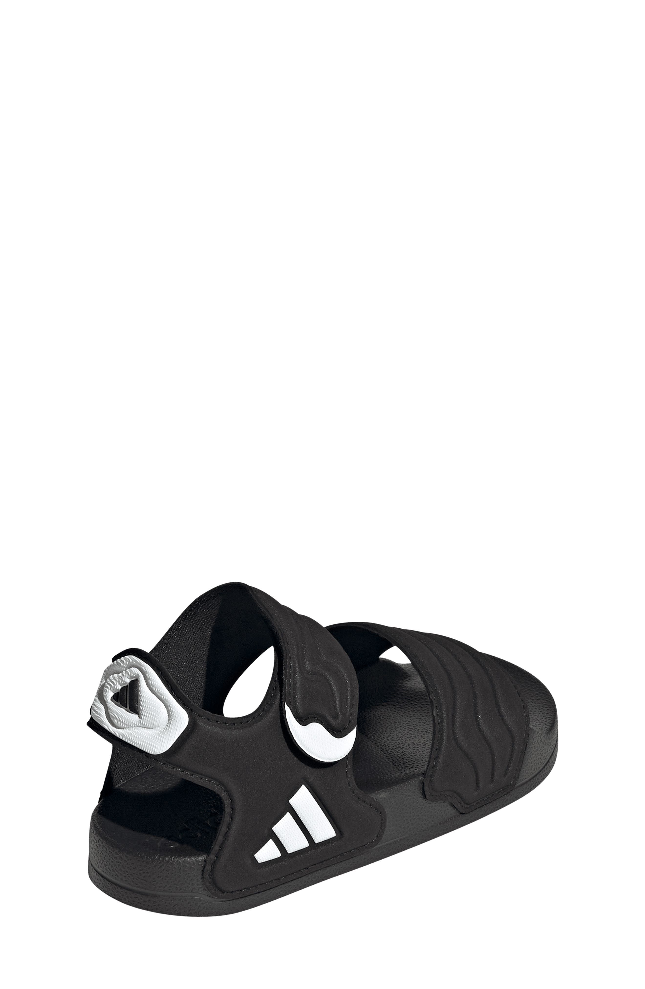 adidas Kids' Adilette Sandal, Alternate, color, Core Black/ Footwear White