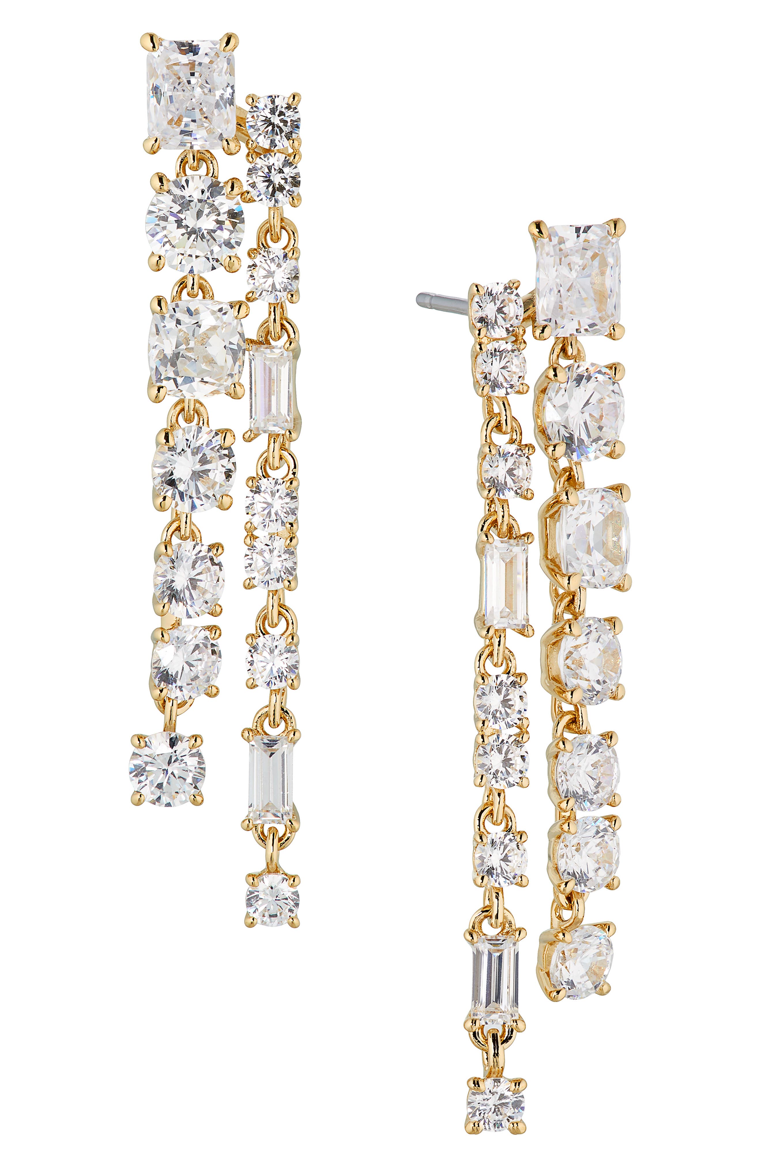 Nadri A La Carte Double Linear Earrings