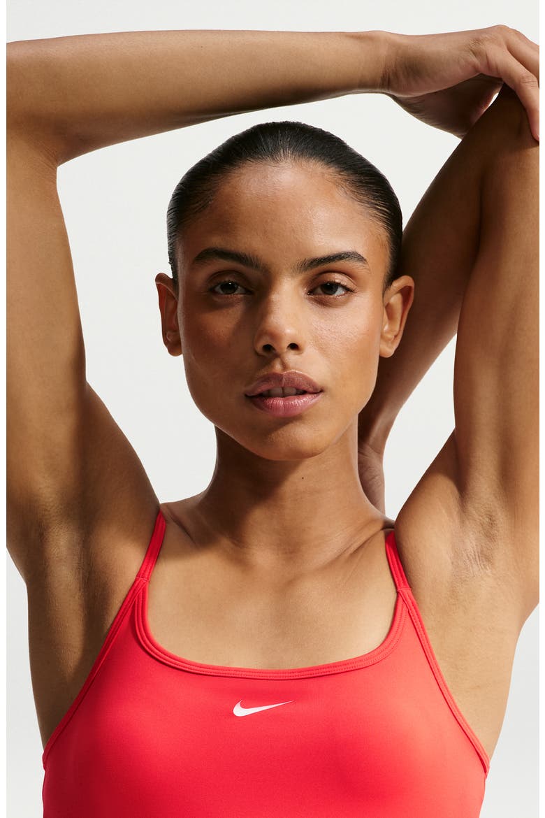 Dri-FIT Cami Tank Top, Alternate, color, 696 LIGHT CRIMSON/WHITE