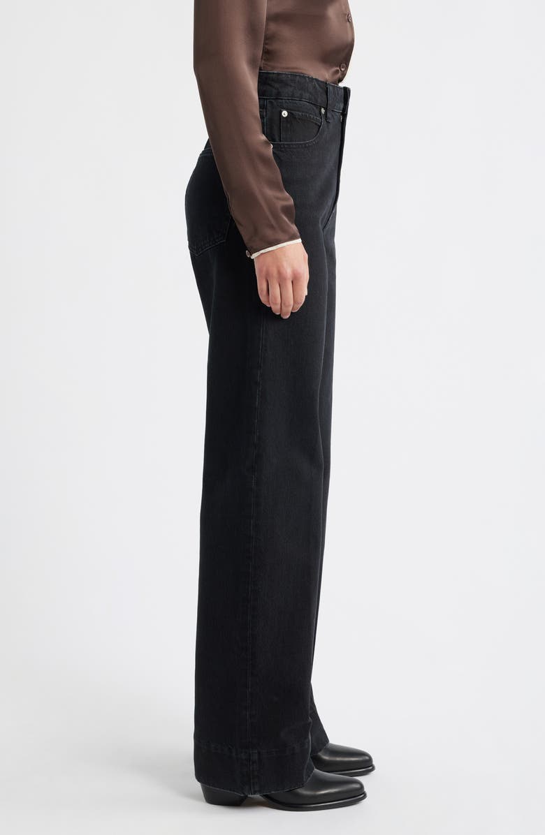 FRAME The Streamline High Waist Wide Leg Jeans, Alternate, color, Sutro