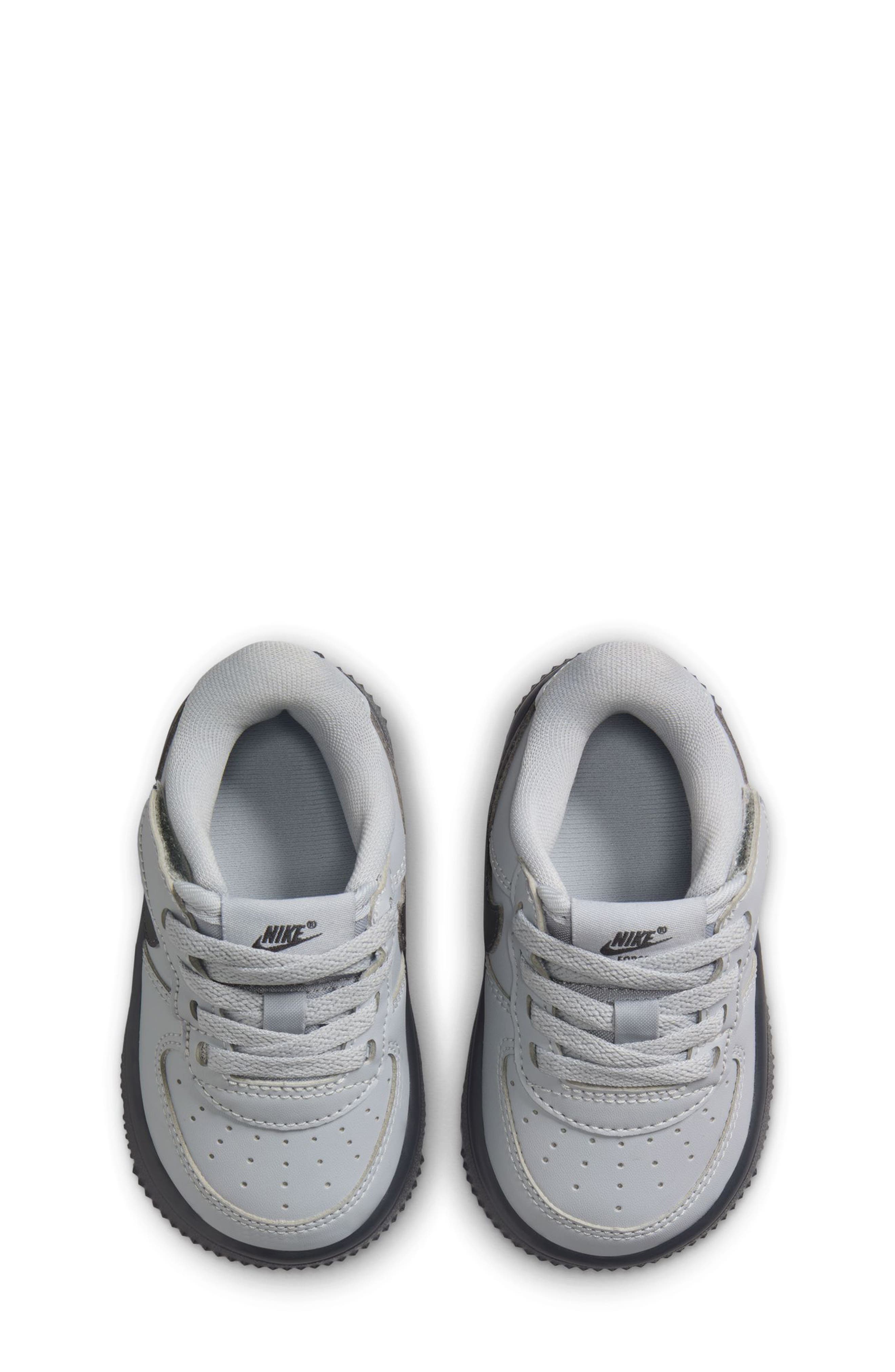 Nike Force 1 Easy On Sneaker, Alternate, color, Wolf Grey/ Dark Sky Grey