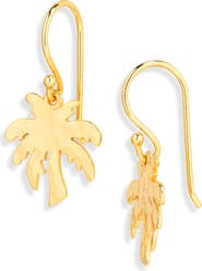 Kiara by Ki-ele Coco Palm Tree Drop Earrings