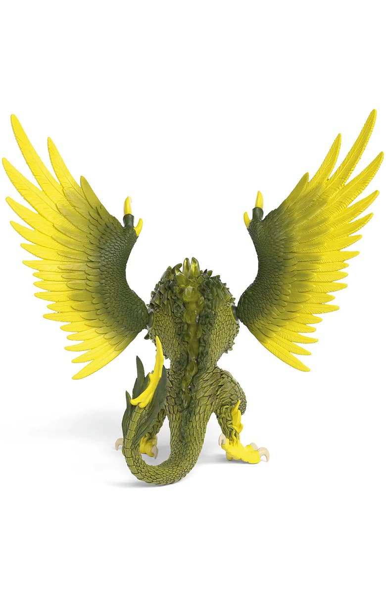 Schleich Eldrador Creatures, Jungle Raptor, 6 Inch Green & Yellow Bird Of Prey, Alternate, color, Multicolored