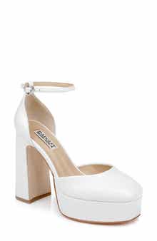 Badgley Mischka Collection Jayda II Ankle Strap Platform Pump