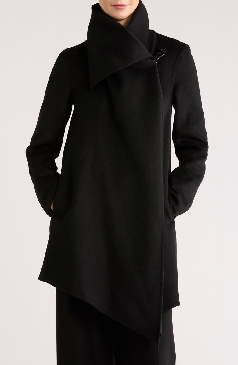 AllSaints Monument Eve Wool Blend Coat, Main, color,
