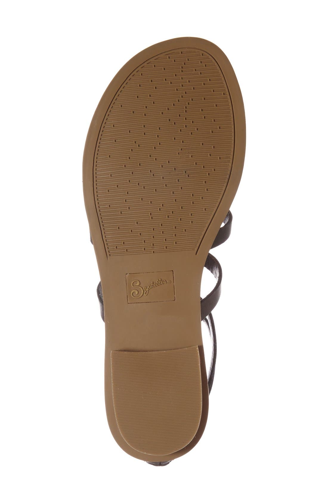 Seychelles 'Peachy' Gladiator Flat Sandal, Alternate, color, 