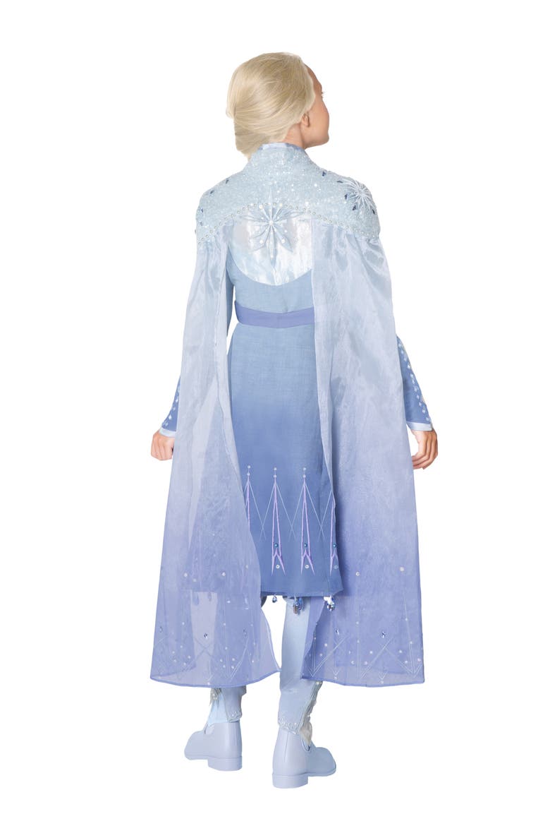 x Disney Kids' Frozen II Premium Edition Elsa Costume, Alternate, color, BLUE