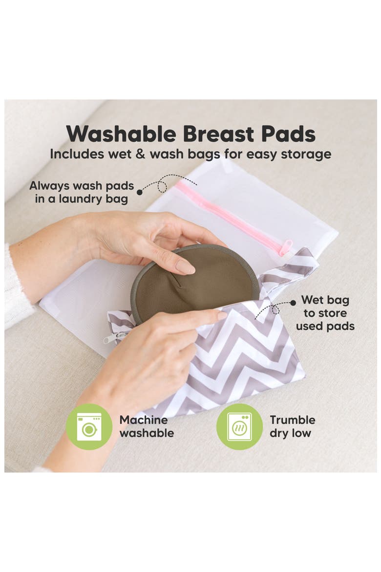 14-Pack Comfy Nursing Pads, Alternate, color, Coffee