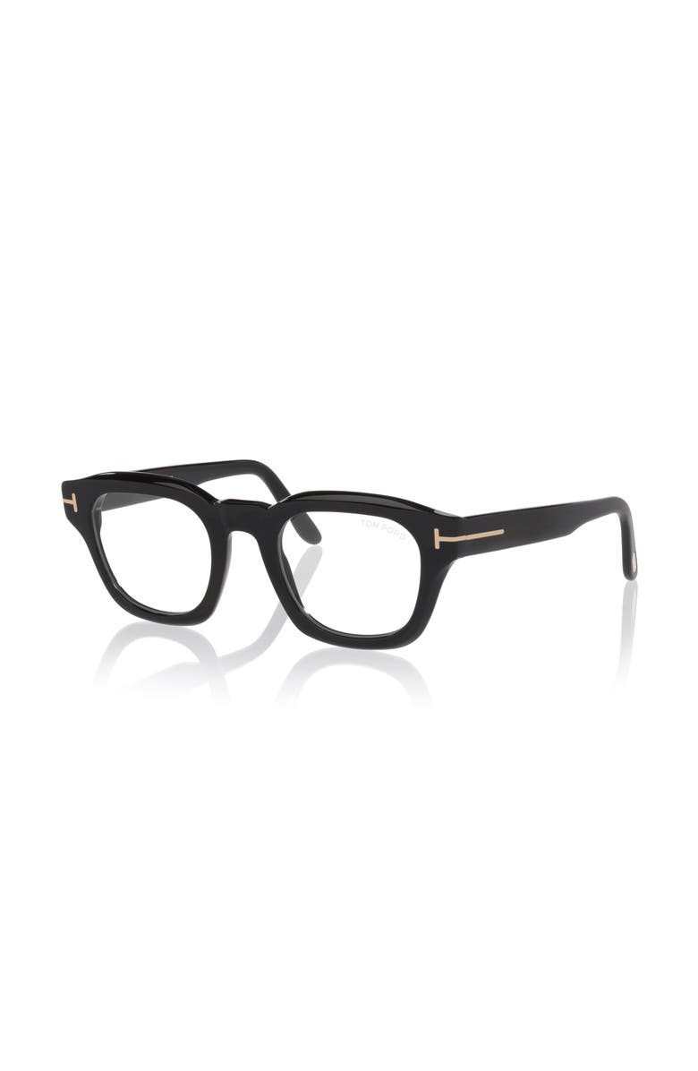 TOM FORD 48mm Square optical glasses, Main, color, Black