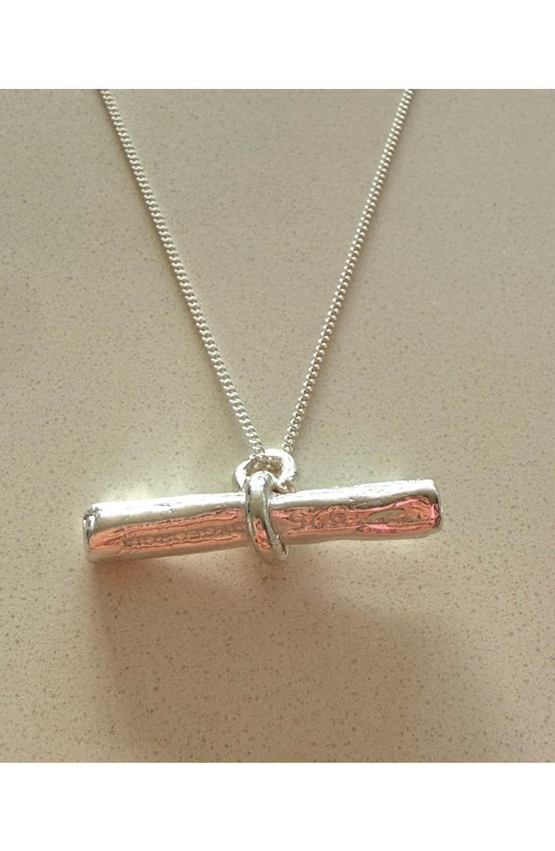 By Georgia Toggle Necklace, Alternate, color, Sterling Silver